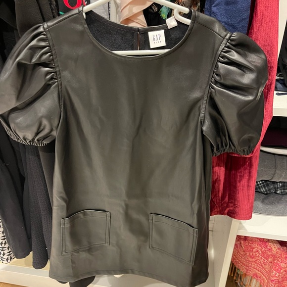 BNWT Gap Girls Leather Dress🖤